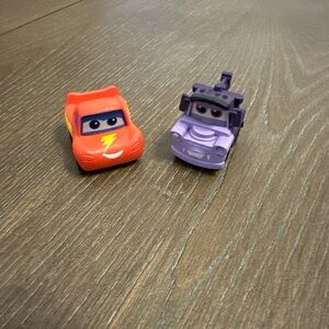 Disney Doorables Lot of 2 Cars Characters - Lightning McQueen and Vampire Mater
